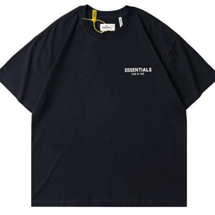 Essentials Fear Of God Basic Black Shirt